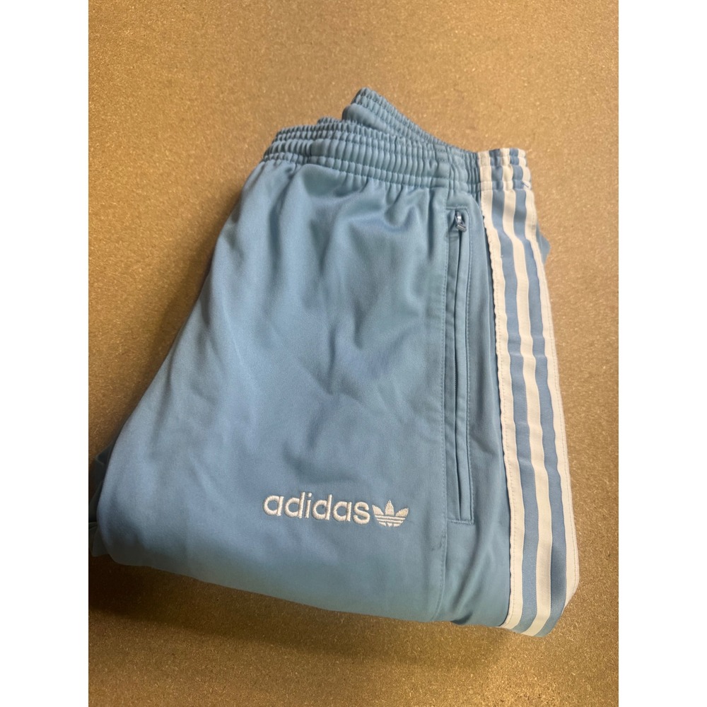 Adidas Originals Light Blue Colorblock Track Pants‎ Mens M Joggers Y2k  Trefoil